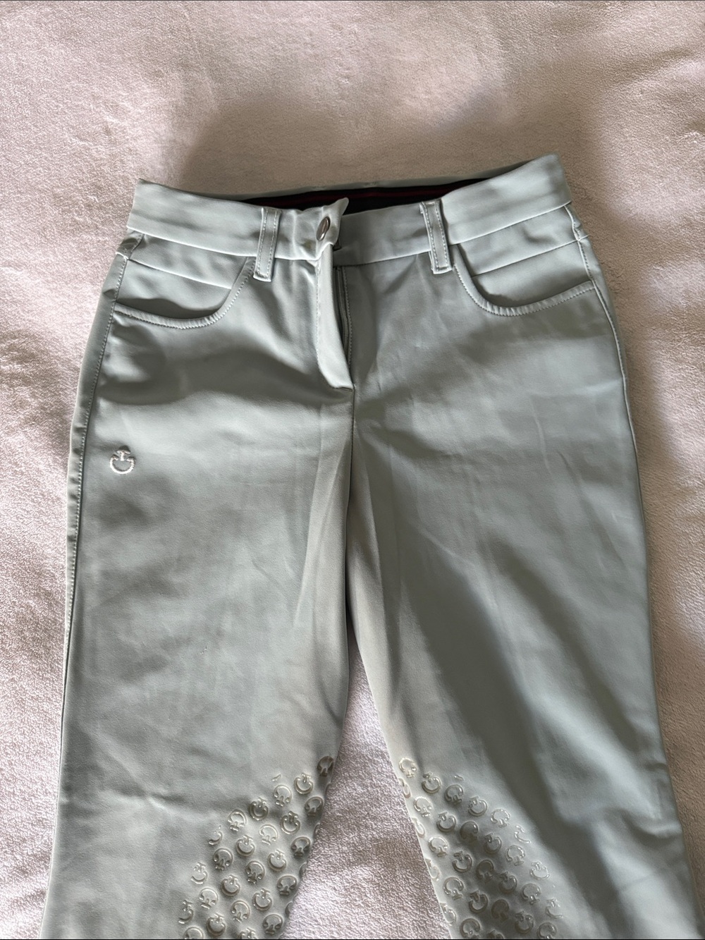 Cavalleria Toscana light blue breeches size 12 kids - Picture 2 of 12